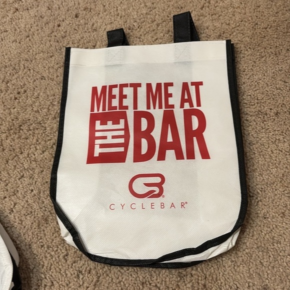 Lululemon and CycleBar Tote Bags - White and Red - Picture 4 of 4